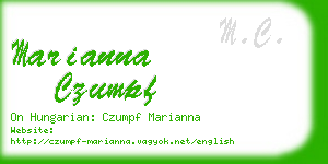 marianna czumpf business card